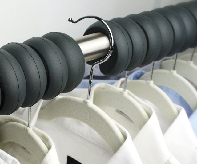 Clutter-Free Closet Spacers